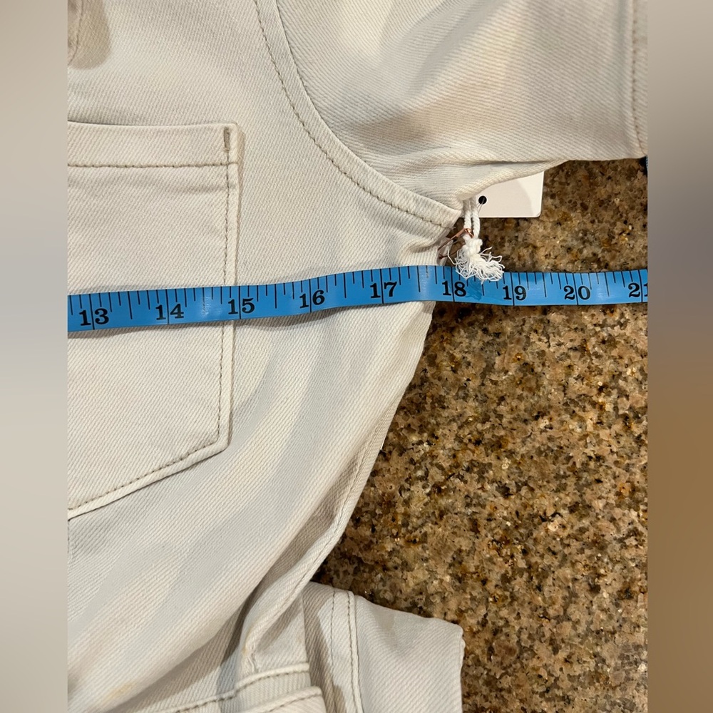 Good American Belted Utility Jumpsuit Bone Size 2 (Fits Small) NWT Wide Leg - Picture 4 of 12